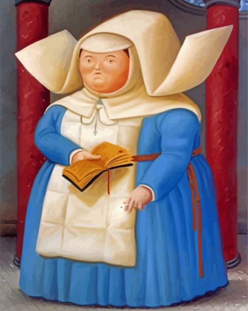 Aesthetic Fat Nun Paint By Number