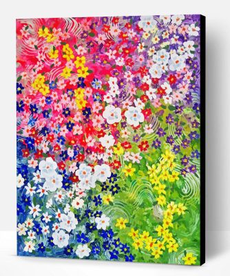 Aesthetic Flower Garden Paint By Numbers