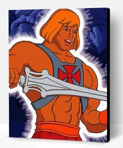 Aesthetic He Man Paint By Numbers