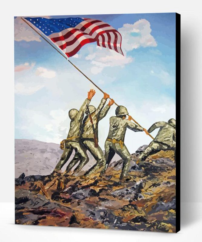 Aesthetic Iwo Jima Paint By Numbers