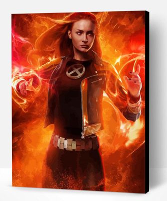 Aesthetic Jean Grey Dark Phoenix Paint By Number