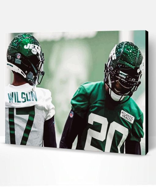 Aesthetic Jets Football Paint By Numbers