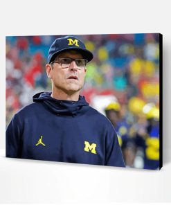 Aesthetic Jim Harbaugh Paint By Numbers