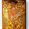 Aesthetic Lady in Gold Paint By Numbers