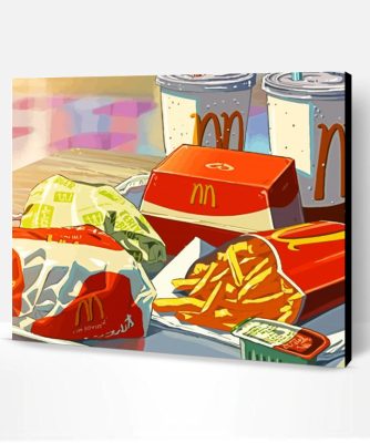 Aesthetic MCDONALDS Paint By Numbers