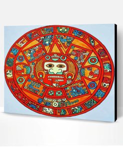 Aesthetic Maya Calendar Paint By Number