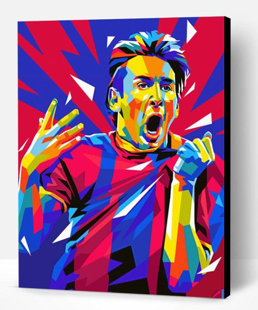 Aesthetic Messi Pop Art Paint By Number