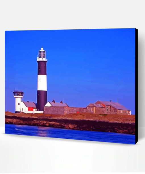 Aesthetic Mew Island Ireland Lighthouse Paint By Number