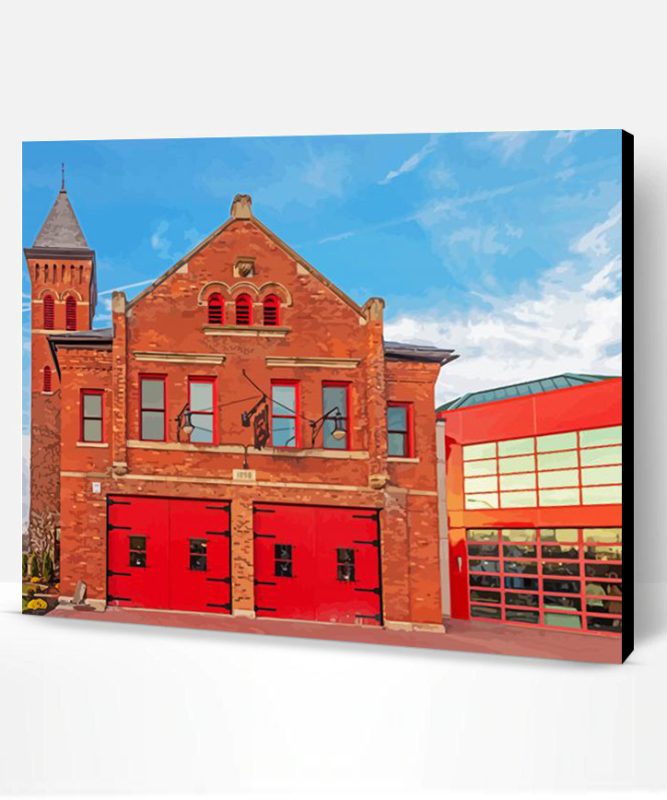 Aesthetic Michigan Firehouse Museum Ann Arbor Paint By Numbers