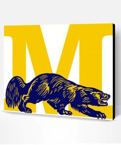 Aesthetic Michigan Wolverines Paint By Numbers