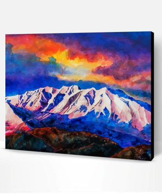 Aesthetic Mount Timpanogos Art Paint By Number