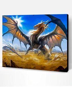 Aesthetic Mythical Dragon Paint By Number