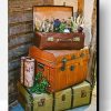 Aesthetic Old Travel Cases Illustration Paint By Numbers
