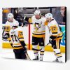 Aesthetic Pittsburgh Penguins Art Paint By Numbers