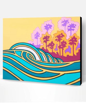 Aesthetic Pop Art Sea Paint By Numbers