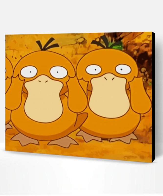 Aesthetic Psyduck Paint By Number