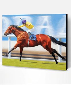 Aesthetic Race Horse Paint By Number