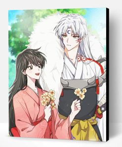 Aesthetic Rin and Sesshomaru Anime Paint By Number