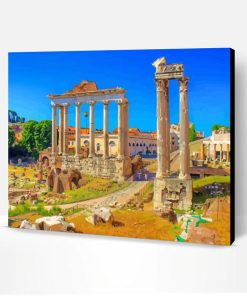 Aesthetic Roman Forum Paint By Numbers