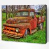 Aesthetic Rusty Truck Art Paint By Number
