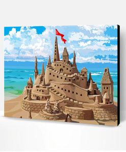 Aesthetic Sand Castle Paint By Numbers