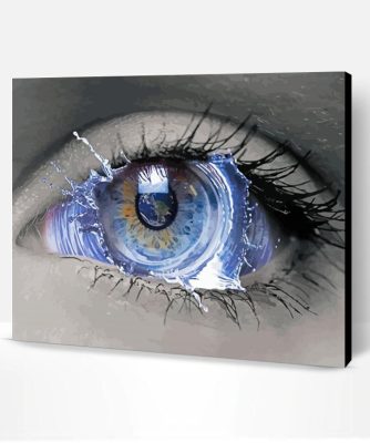 Aesthetic Splash Eyes Paint By Number