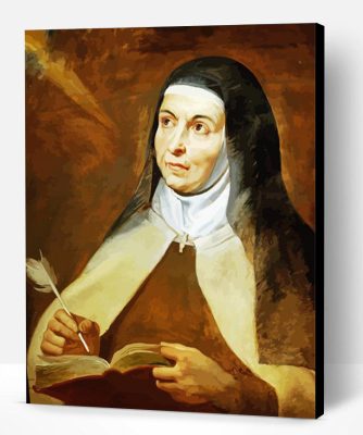 Aesthetic St Teresa Of Avila Paint By Number