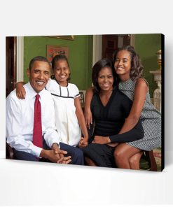 Aesthetic The Obamas Paint By Numbers