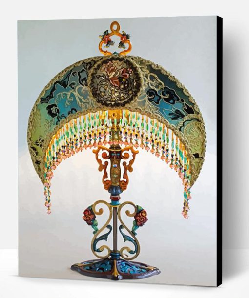 Aesthetic Victorian Lamp Paint By Numbers