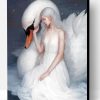 Aesthetic Woman and Swan Paint By Numbers