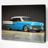 Aesthetic Blue 1955 Chevrolet Car Paint By Numbers