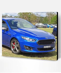 Aesthetic Blue Ford Falcon Paint By Numbers