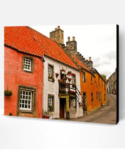 Aesthetic Culross Houses Paint By Number