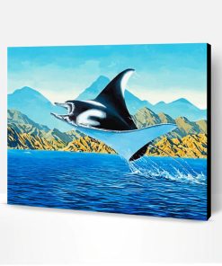Aesthetic Mantaray Paint By Number