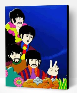 Aesthetic Yellow Submarine Paint By Number