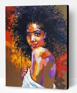 Afro Girl Paint By Numbers