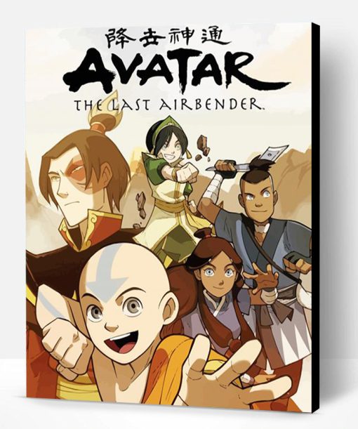 Avatar Last Airbender Anime Poster Paint By Numbers