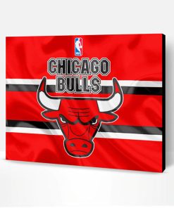 Basketball Logo Bulls Paint By Numbers
