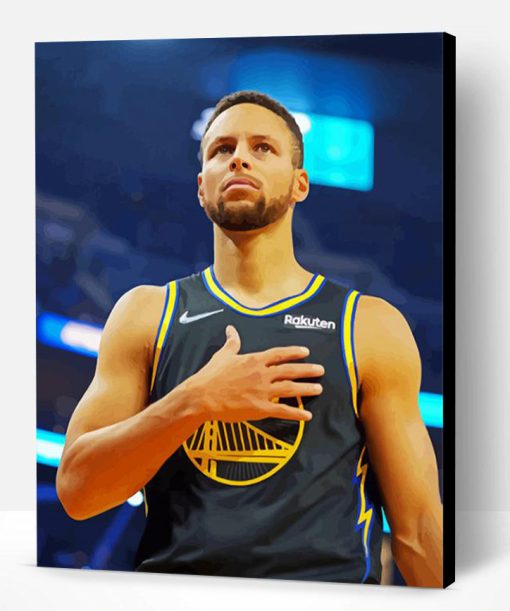 Basketballer Steph Curry Paint By Number