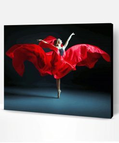 Beautiful Red Dance Paint By Number