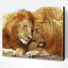 Beautiful Two Lions Paint By Number