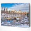 Beautiful Wintery Scene New York Paint By Number
