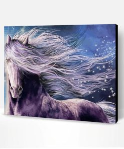 Black Mythical Horse Paint By Number