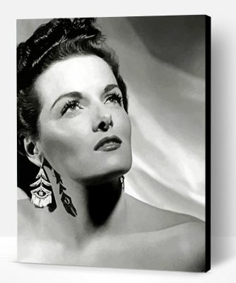 Black and White Classic Movie Star Paint By Numbers