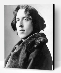 Black And White Oscar Wilde Paint By Numbers