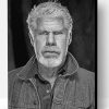 Black And White Ron Perlman Hellboy Paint By Number