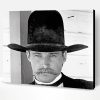 Black and White Wyatt Earp Paint By Number