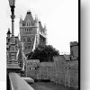 Black And White London Embankment Paint By Numbers