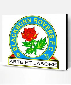 Blackburn Rovers Logo Paint By Number