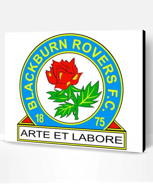 Blackburn Rovers Logo Paint By Number